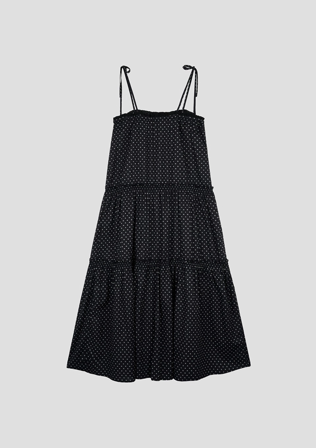 오픈도어 Small print onepiece Black 상품 이미지 1