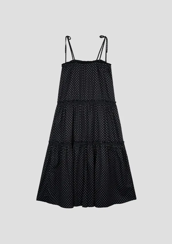 Small print onepiece Black
