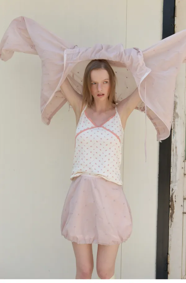 Dot Windbreaker Clay Rose