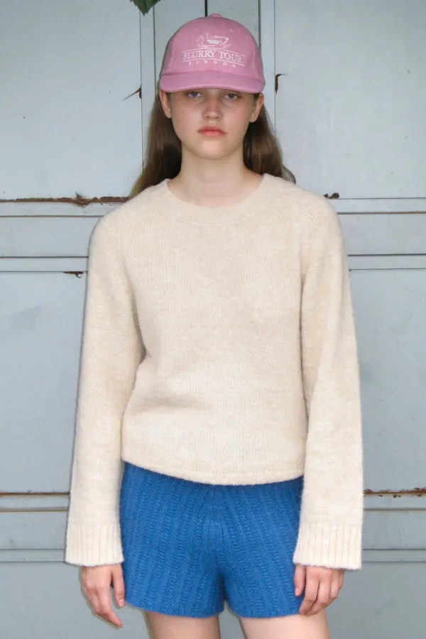 Mixed Pullover Knit (Ivory)