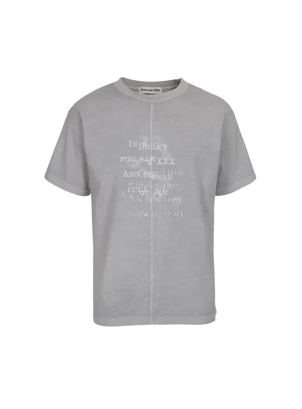 TYPO GRAPHIC T-SHIRT_LIGHT GREY