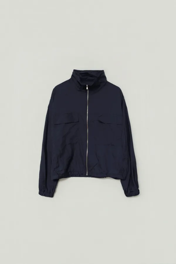 ALPHEN POCKET WINDBREAKER JUMPER_NAVY
