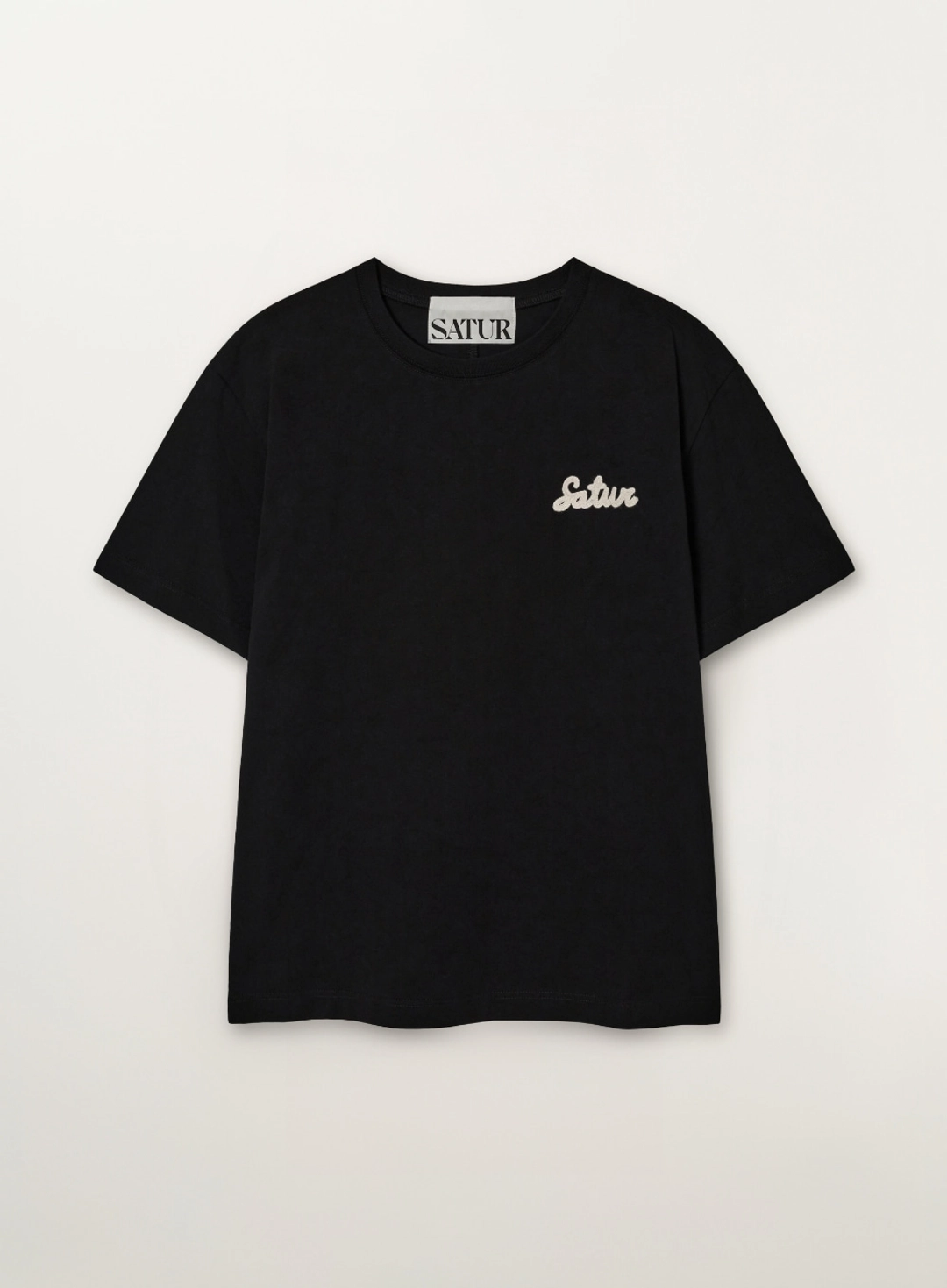 세터 Flowing Small Logo T-Shirt - Black 상품 이미지 1