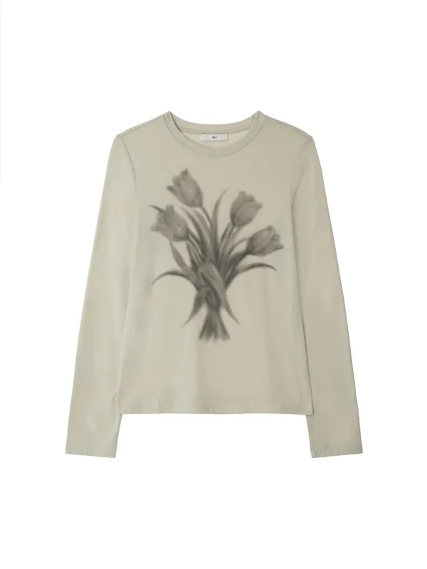 [4차] Romantic Jersey Top Sage