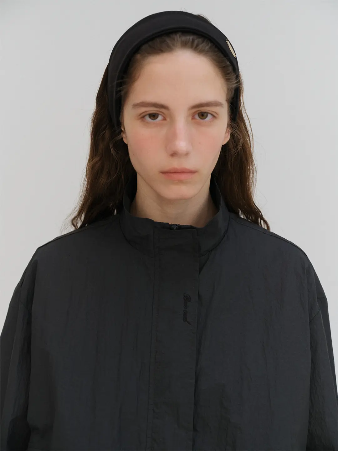 베이오드 Light blouson jumper_charcoal - BAIE OUD 상품 이미지 2