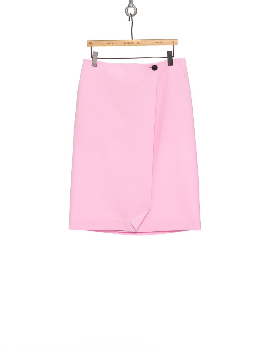 푸쉬버튼 SS26 PINK WRAP MIDI SKIRT 상품 이미지 1