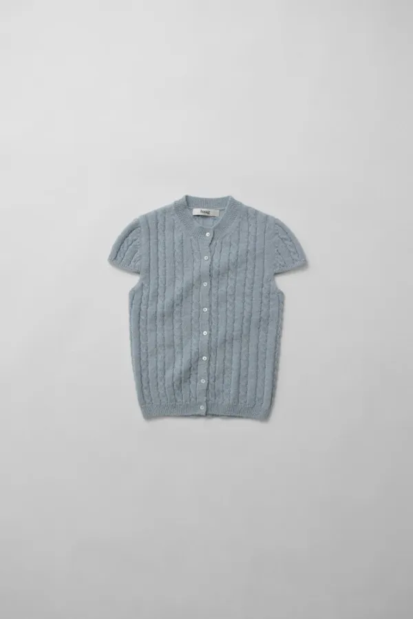 a cap sleeve knit (baby blue)