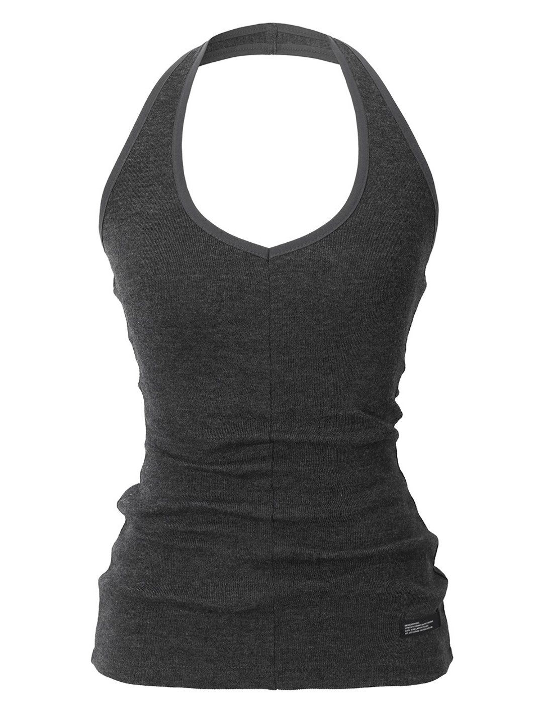 이네기 [3rd Reorder] Tactile Halter Sleeveless (charcoal) 상품 이미지 1