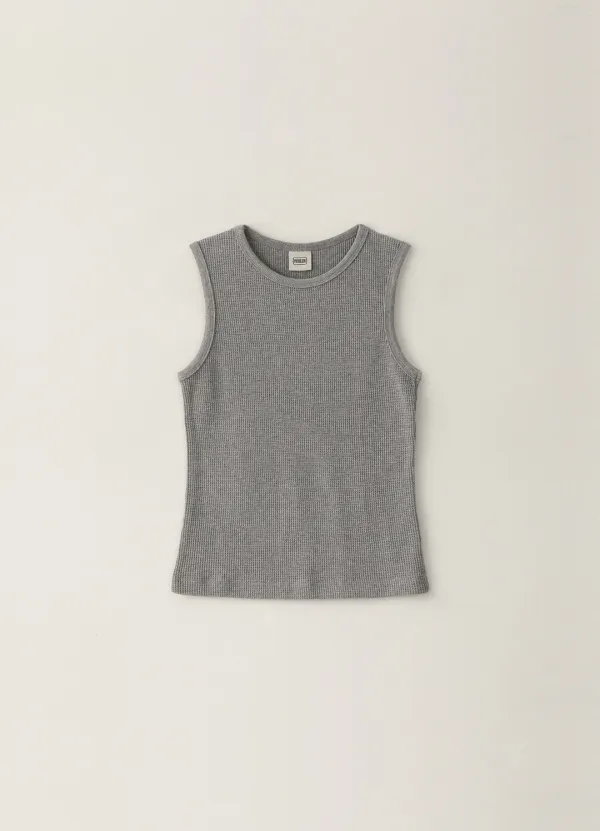 5TH / Waffle Cotton Sleeveless - Melange