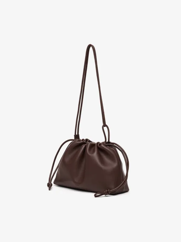 FLORIA shoulder cross bag_mocha