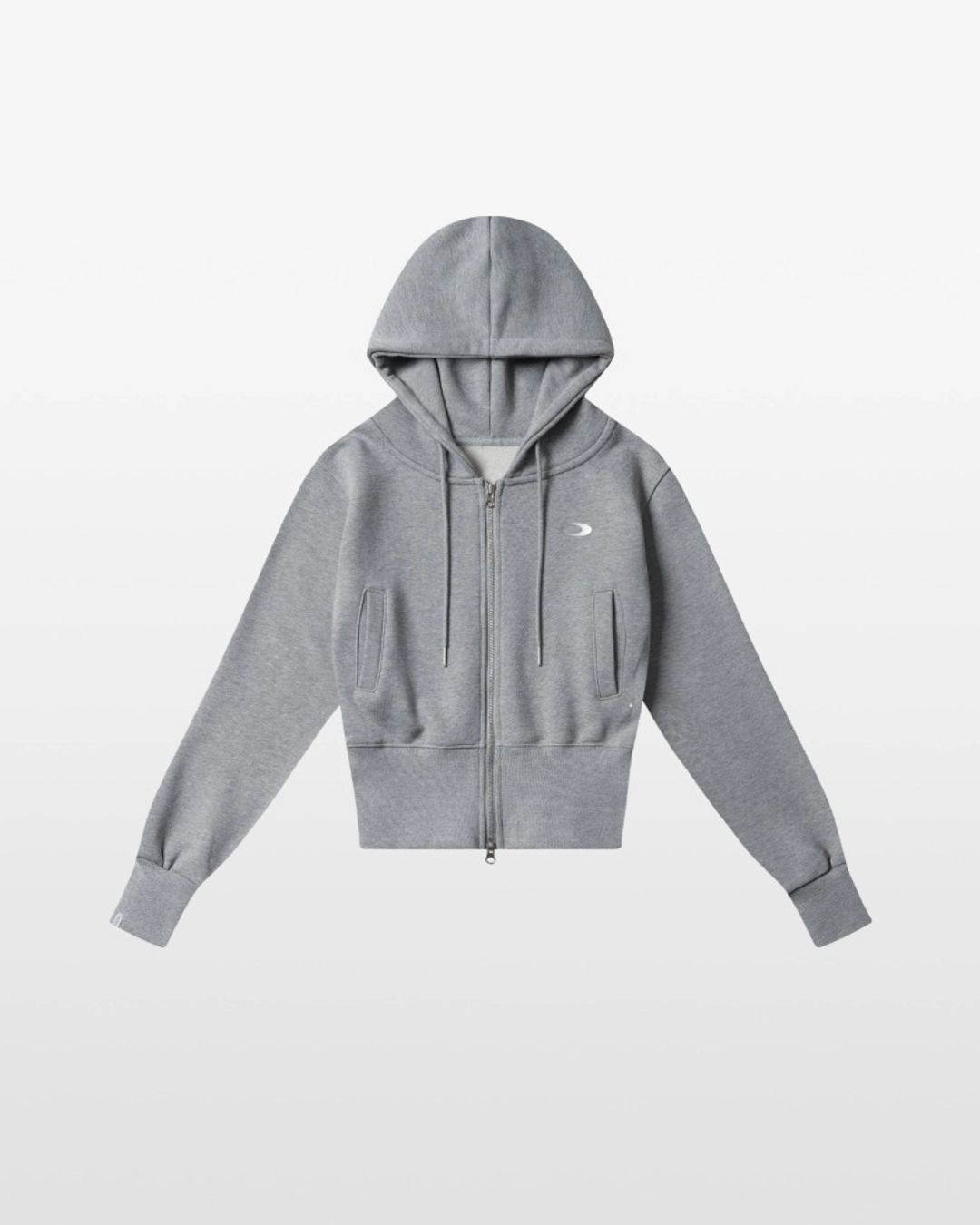 킴서울 TEW 2026 Slim Zip-up Hoodie (melange grey) 상품 이미지 1