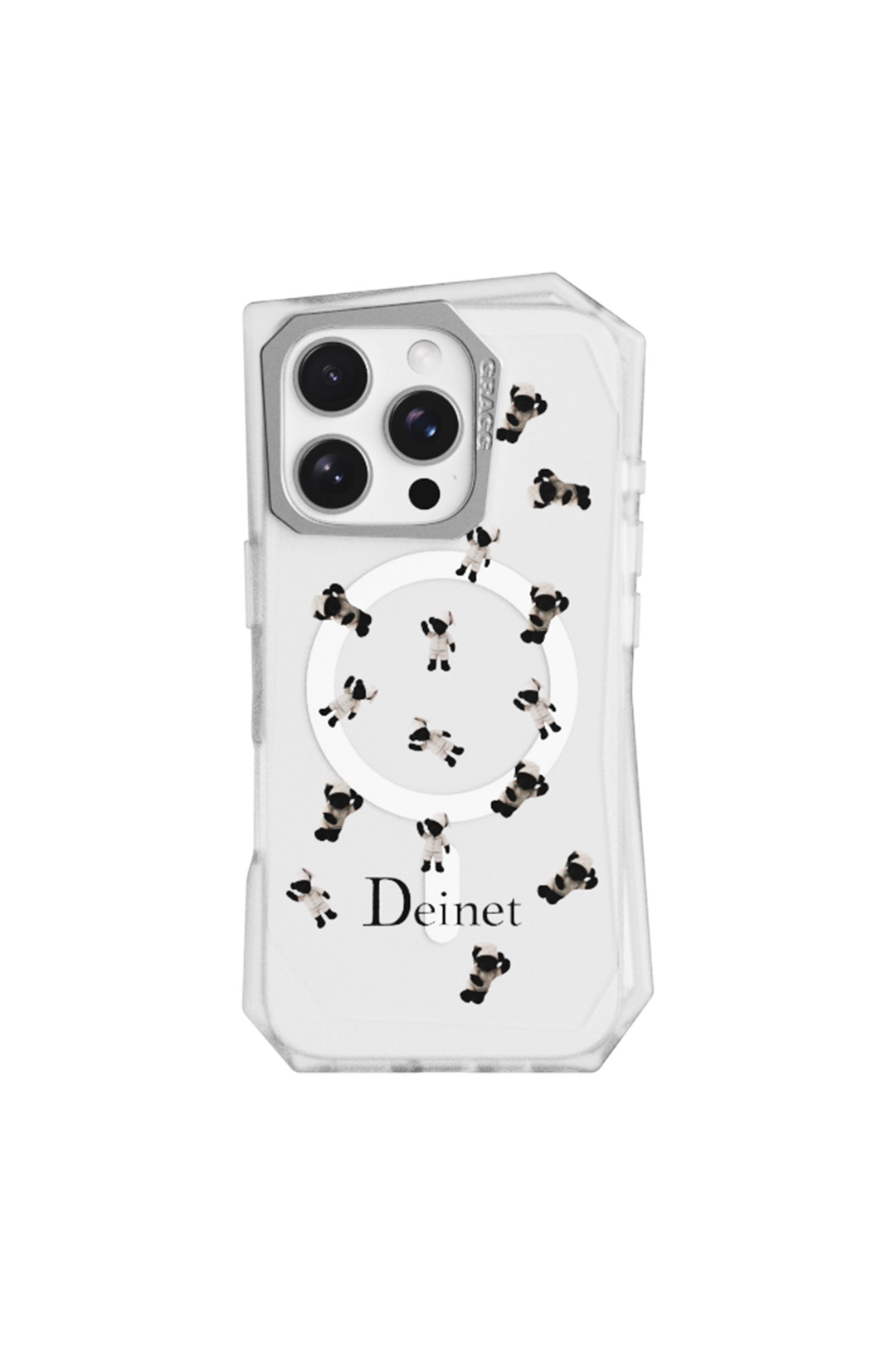 다이닛 [DEINET X GRAGG] MAGSAFE LANDING CORNER CASE - NIGHT BEAR CLEAR IN 16 상품 이미지 1