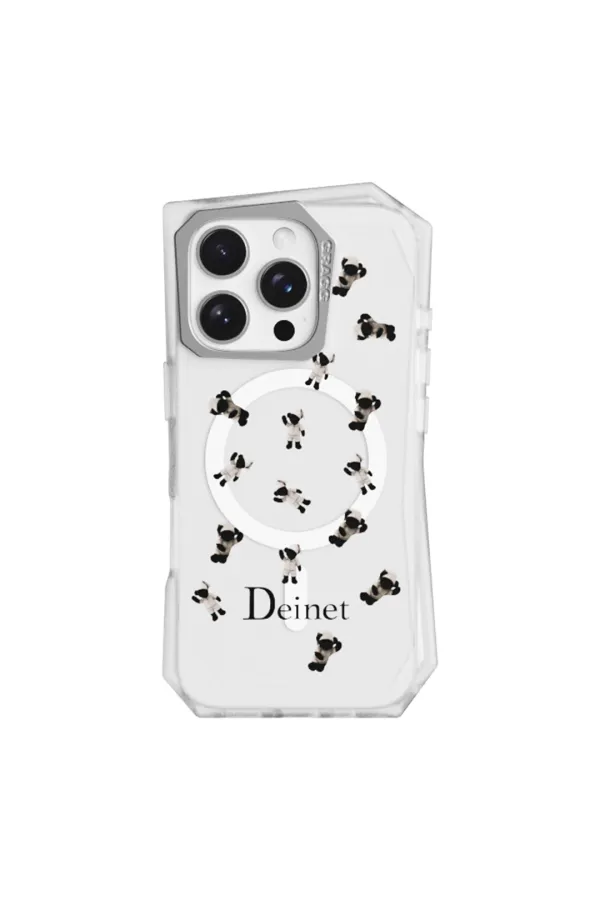 [DEINET X GRAGG] MAGSAFE LANDING CORNER CASE - NIGHT BEAR CLEAR IN 16