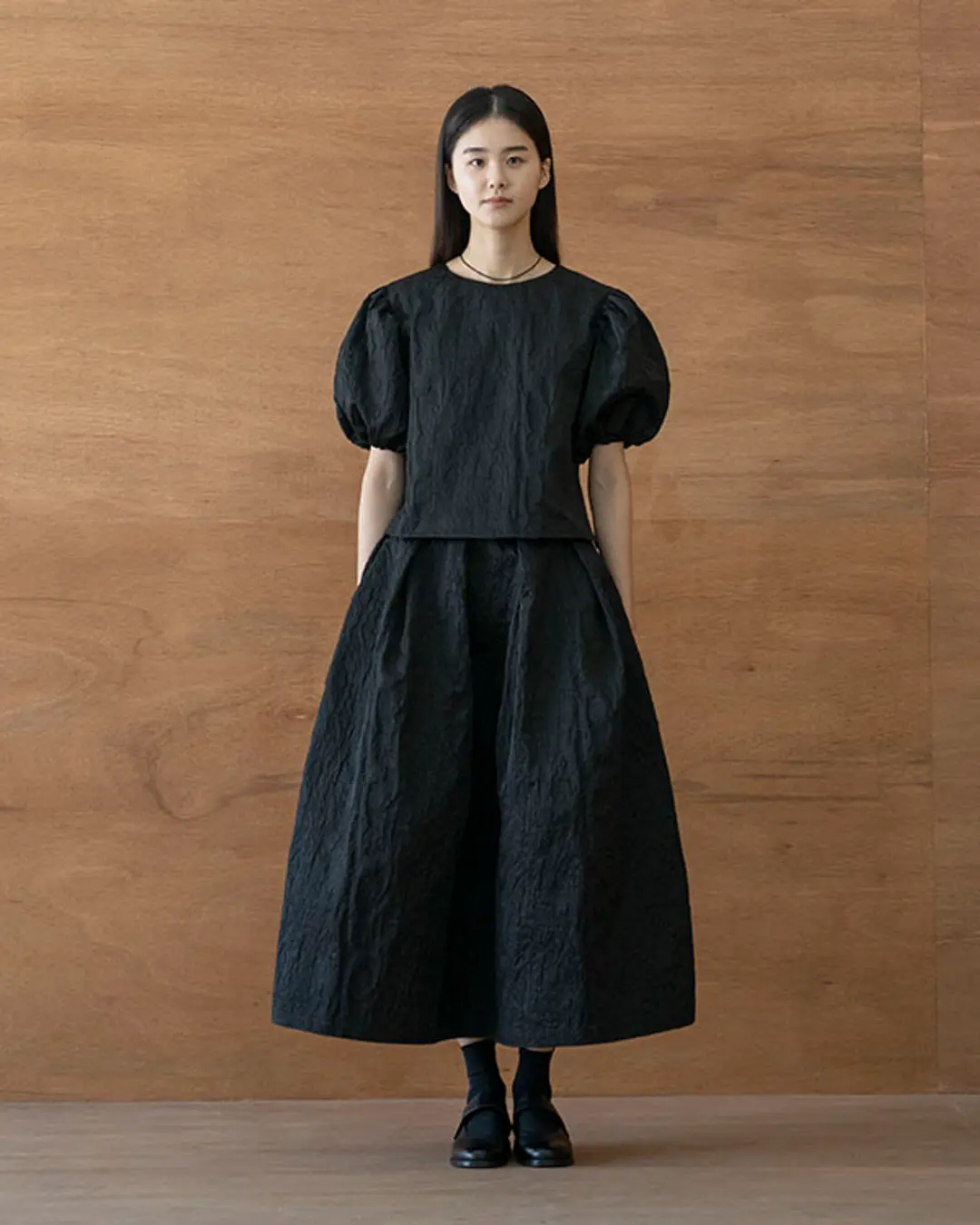 유노이아 bloom tuck skirt (open, 단독 주문 시 선발송) 상품 이미지 2
