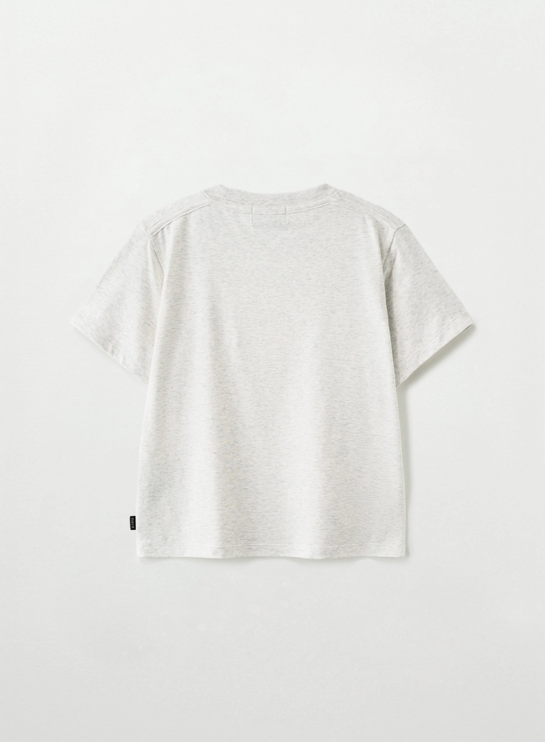 세터 (W) Essential Slim Fit T-Shirt - Melange White 상품 이미지 2