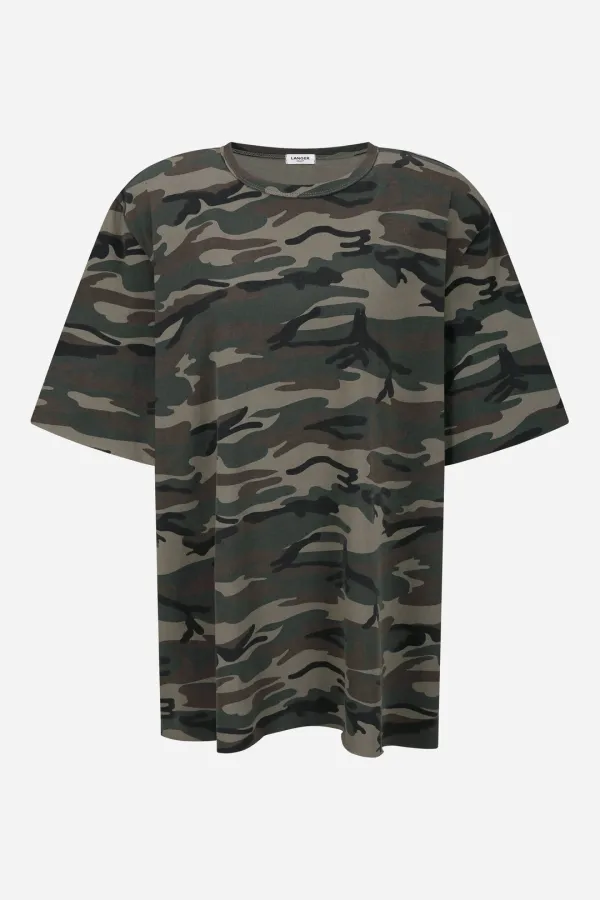 camo holic padded t-shirt