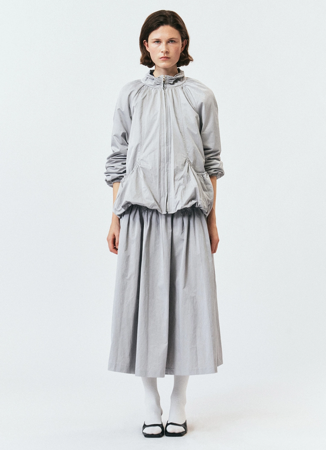 리볼드 Twill Shirring JP_(Light Gray) 상품 이미지 3
