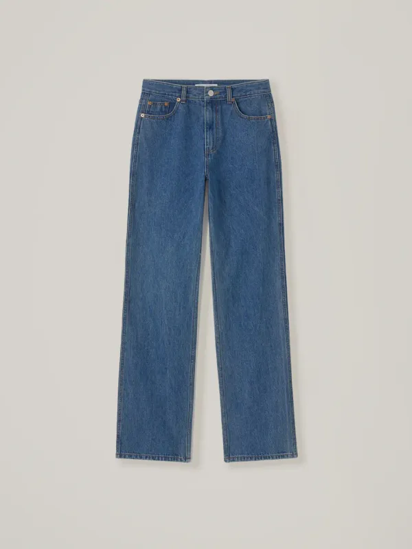 Classic straight denim - Blue