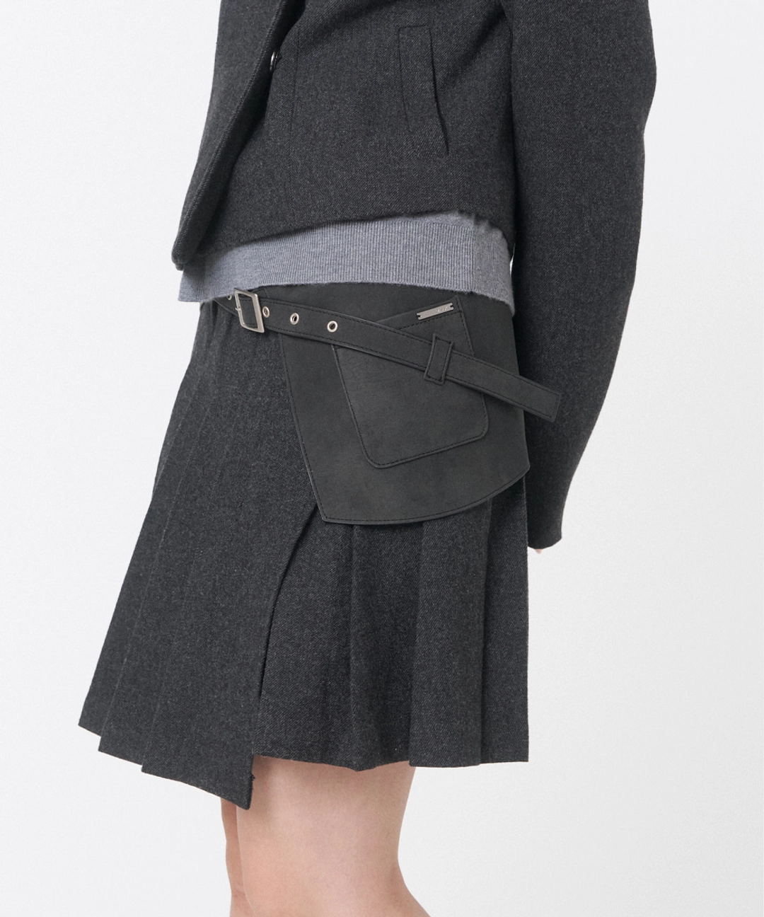 미세키서울 Pocket belt bag BLACK 상품 이미지 2