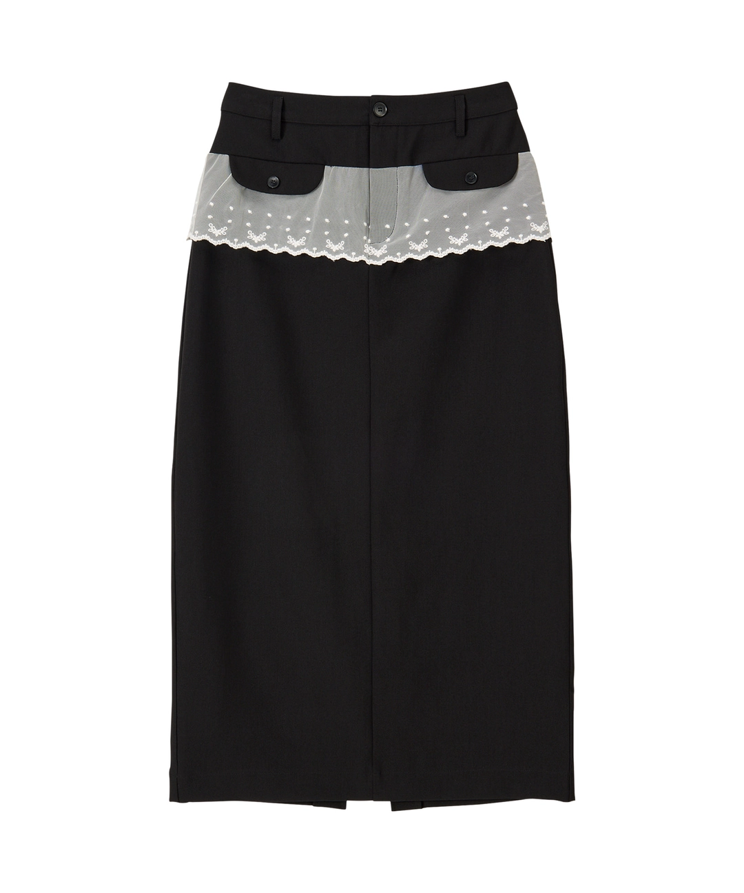 비터셀즈 Ada Lace Long Skirt-Black 상품 이미지 1