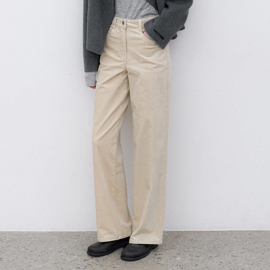 아뜰리에 나인 (PT-5726)ESEENTIAL WARM STRAIGHT PANTS 상품 이미지 1