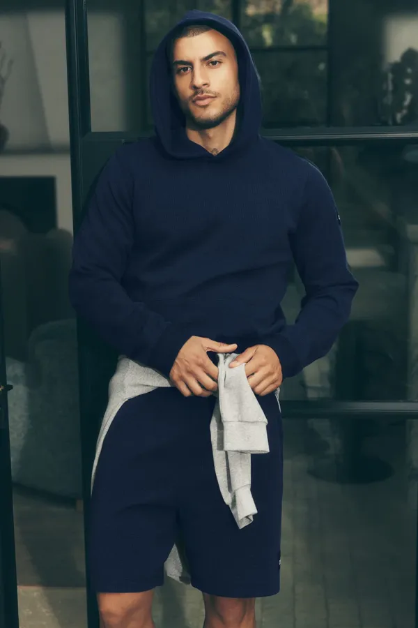 7" Waffle Lounge Short - Navy