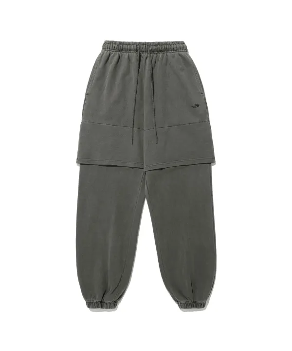 pigment layered sweat pants[charcoal]