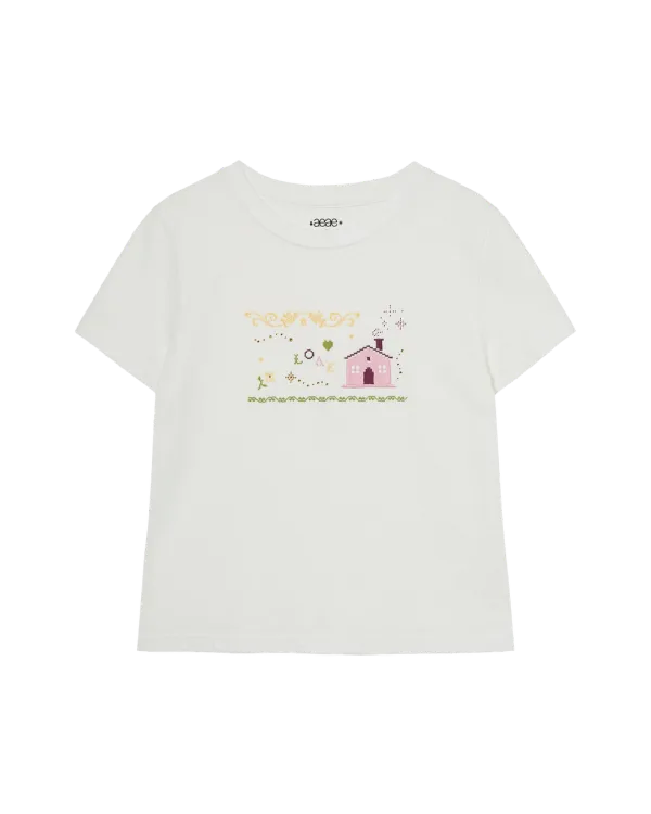 SWEET HOME TEE [WHITE]