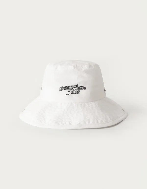 [Release] Nylon Wave Logo Safari Hat - White