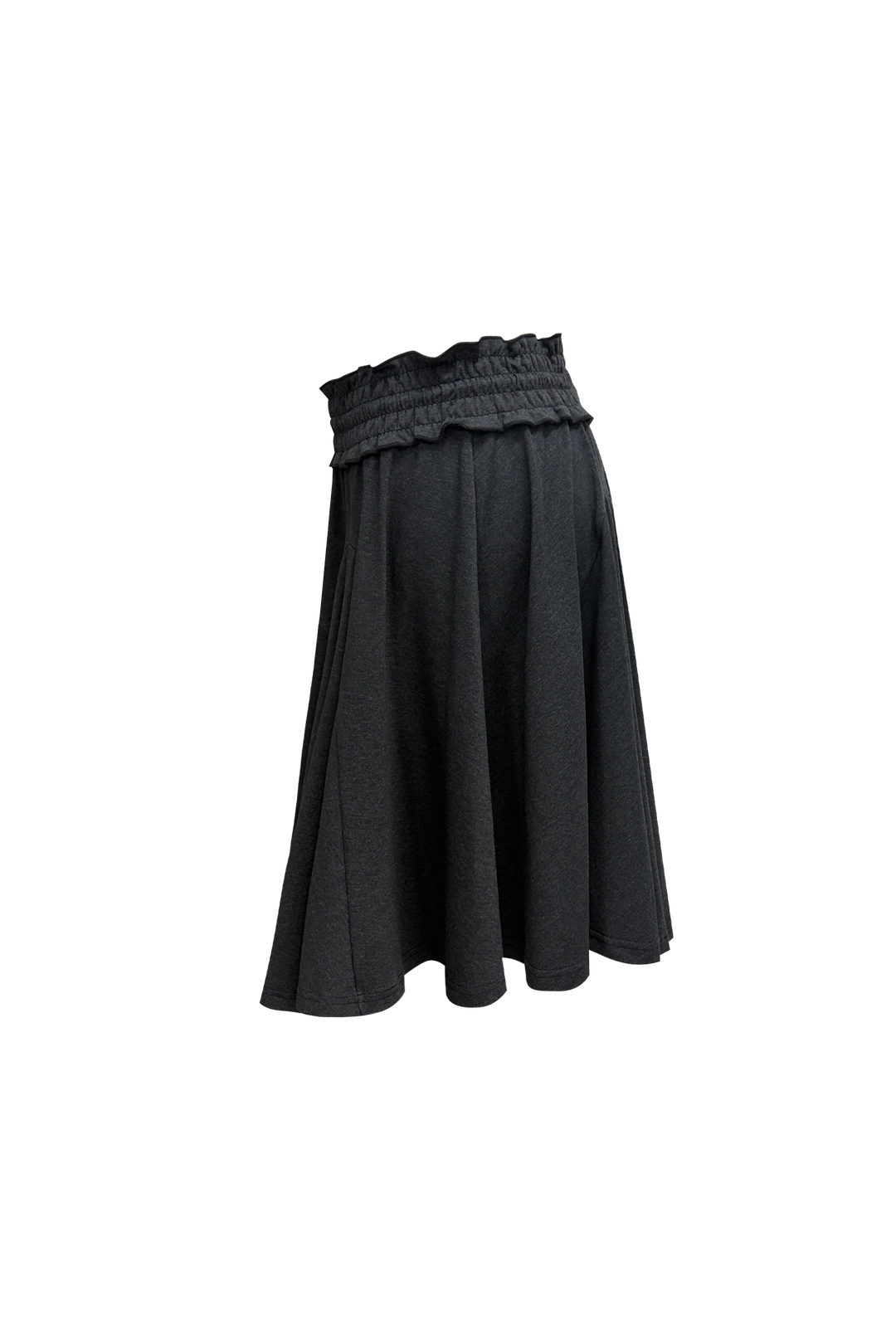 체메씨 SMOCKED FLARE SKIRT (CHARCOAL) 상품 이미지 2