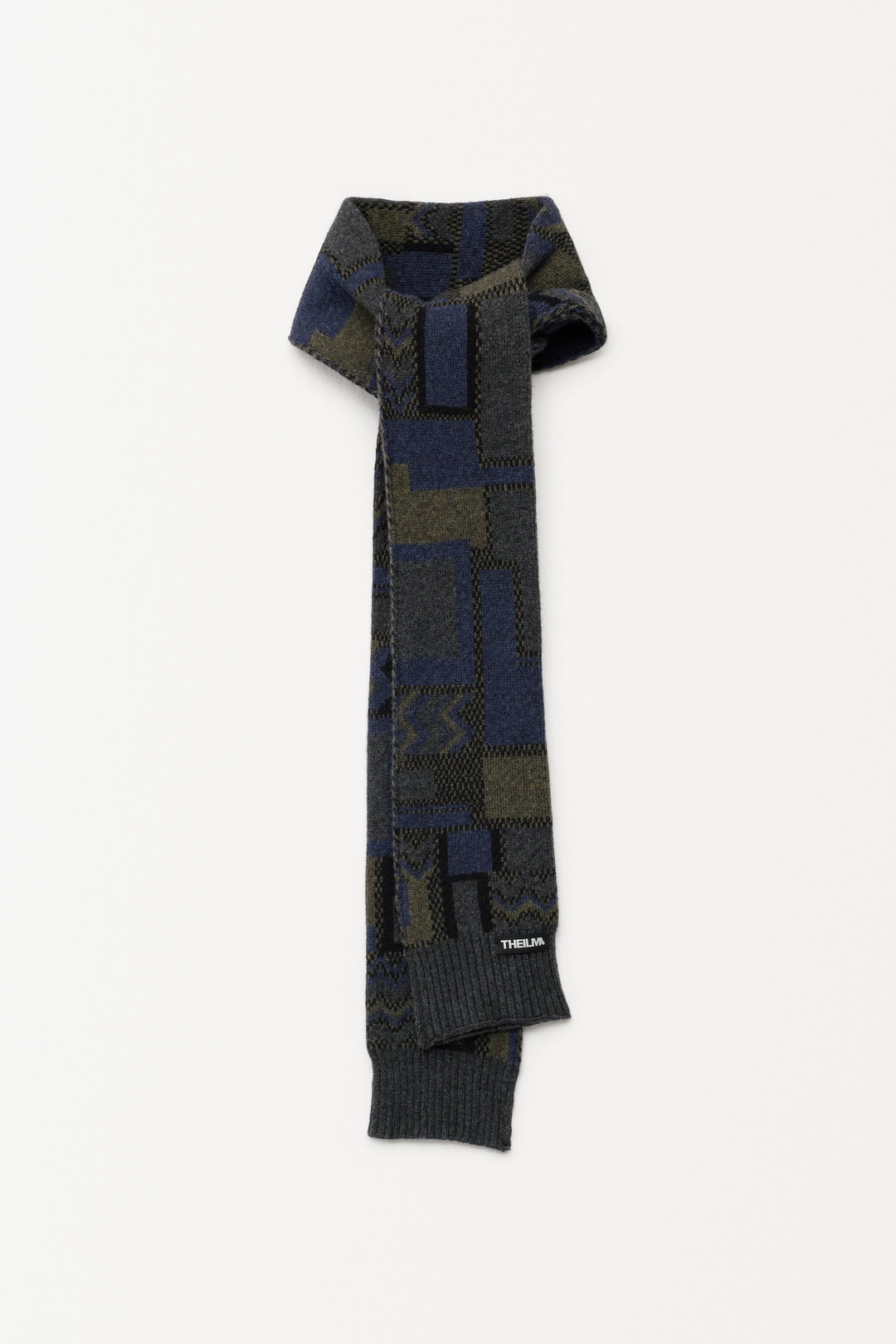 더일마 Tuff Jacquard Knit Scarf 상품 이미지 1