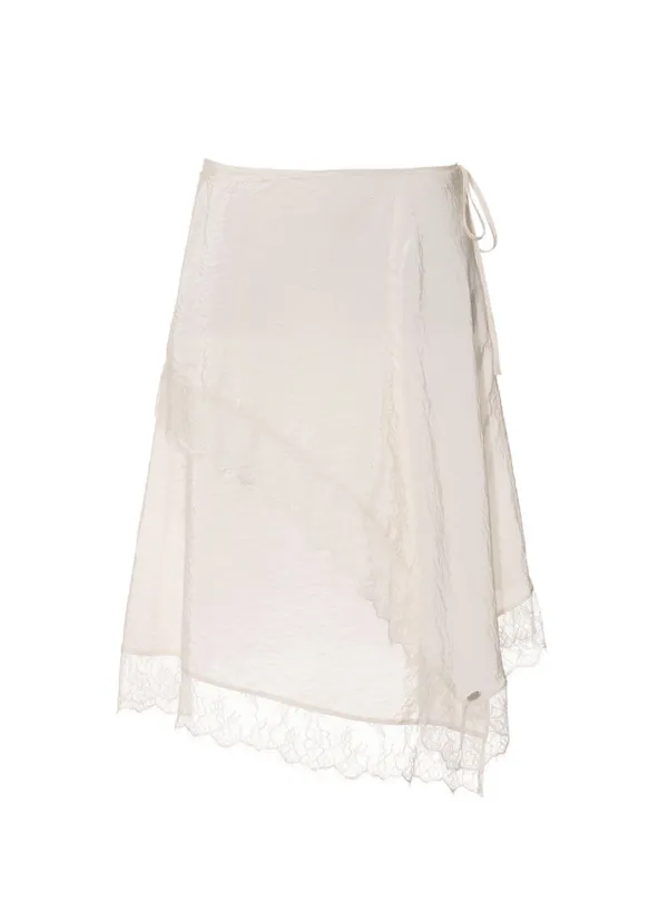 Asymmetry Lace Layered Skirt SW5MS256-03