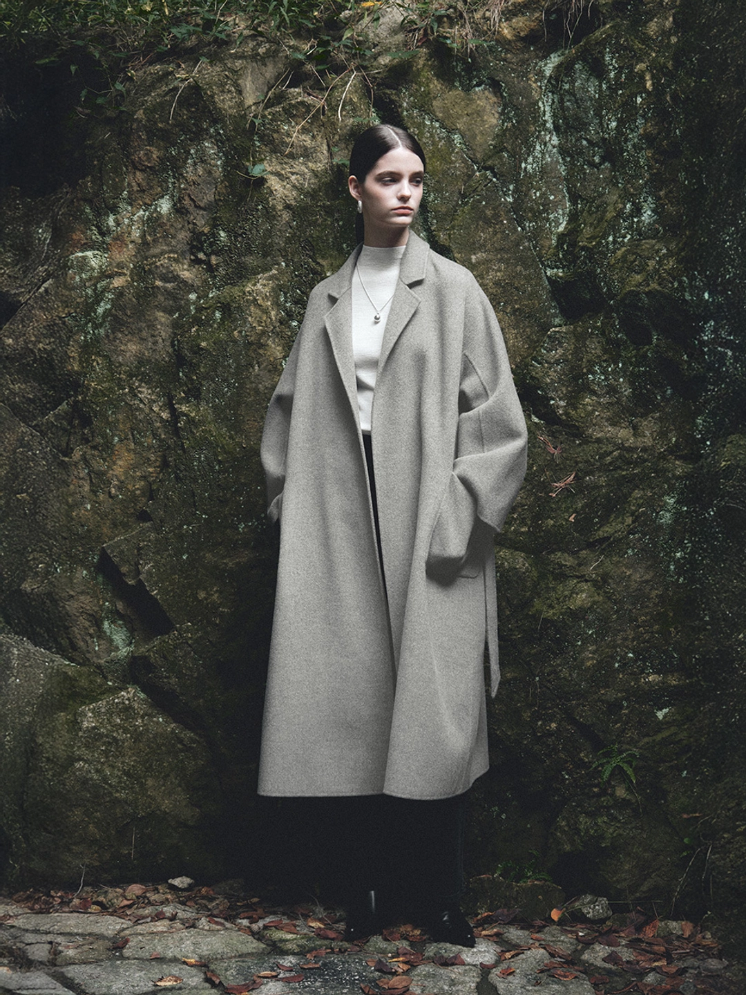 뮤제 [REFURB] MAGOT Reversible Merino Wool Handmade Coat_Gray 상품 이미지 1