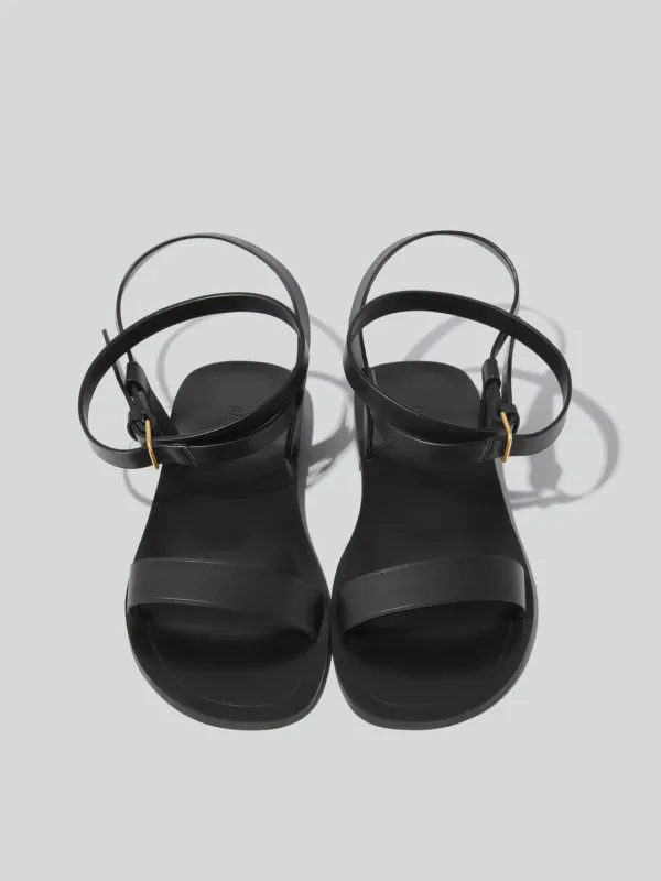 STRAPY BUCKLE SANDAL (BLACK)