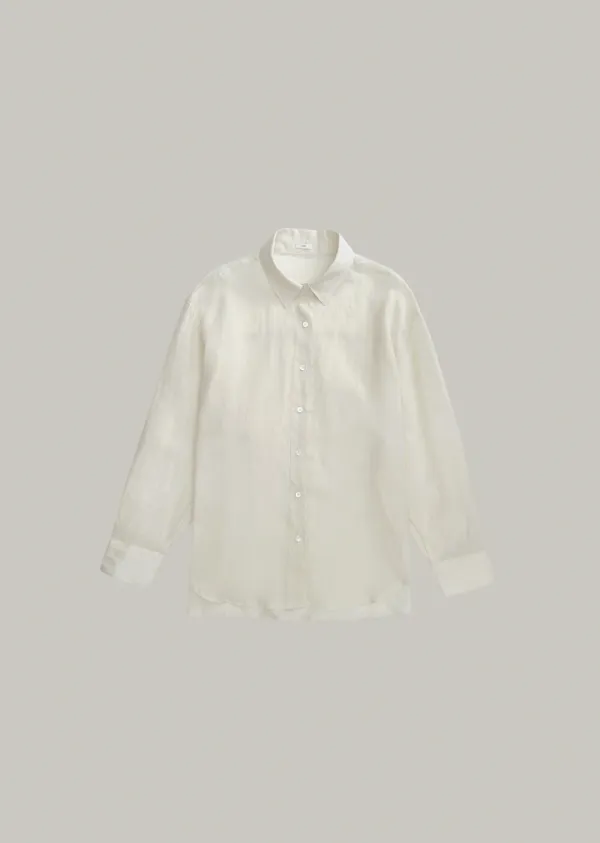 classic linen shirts (light beige)