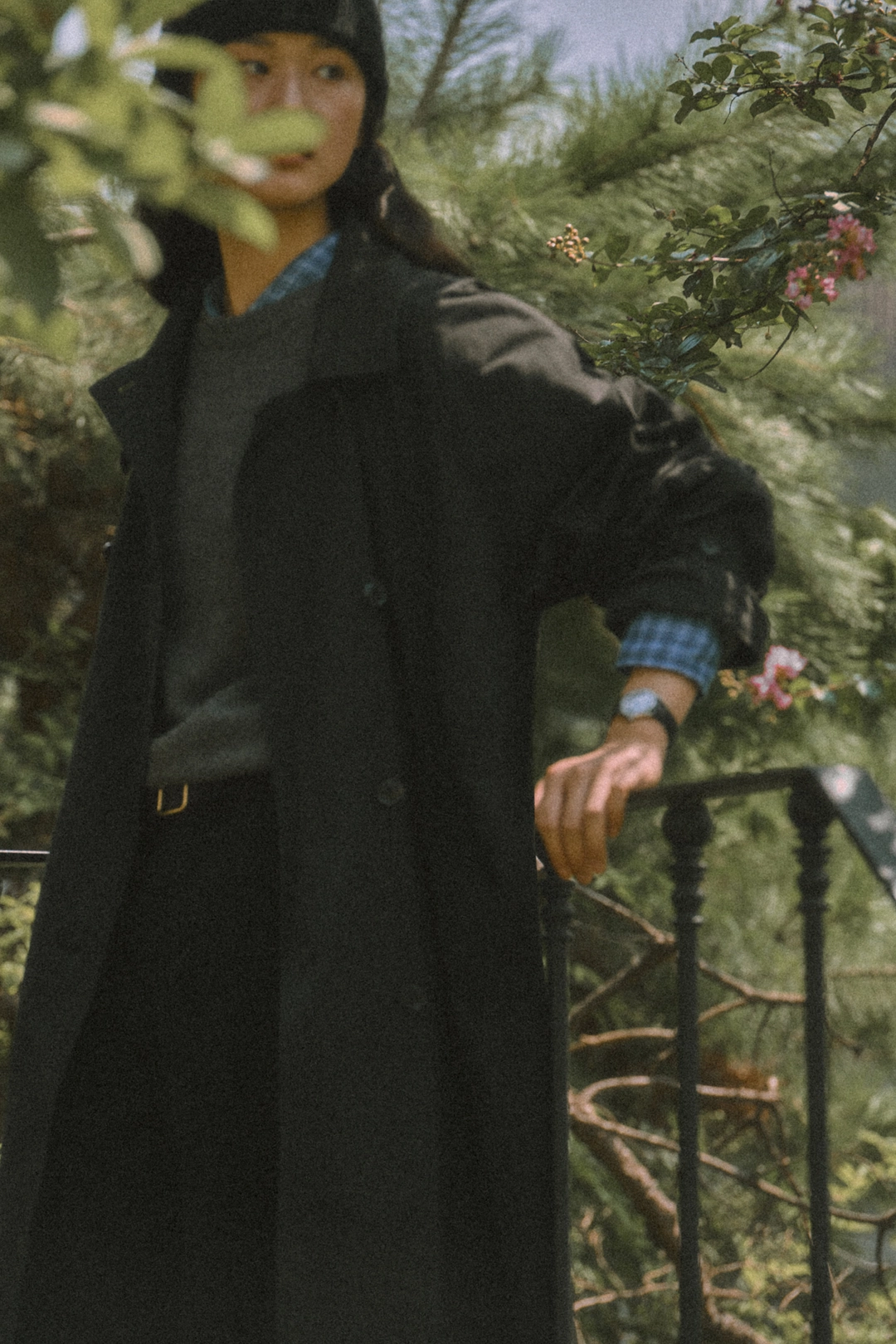 세이지먼트 MONE LONG TRENCH COAT_BLACK 상품 이미지 2