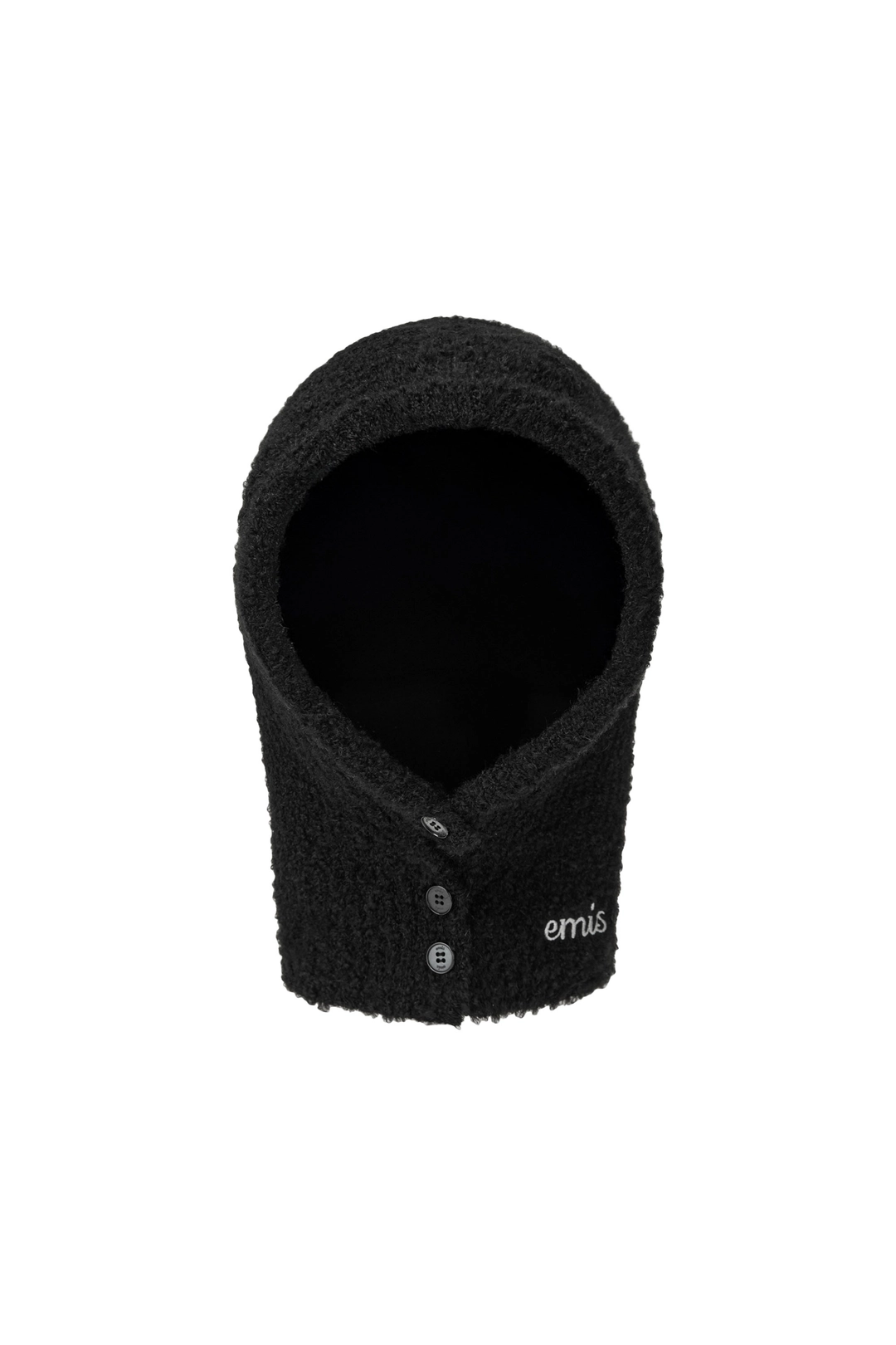 이미스 BUTTON BALACLAVA-BLACK 상품 이미지 2