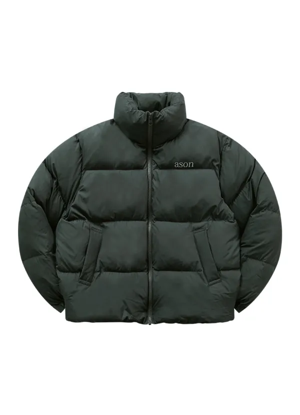 TRACE PUFFER JACKET / CHARCOAL