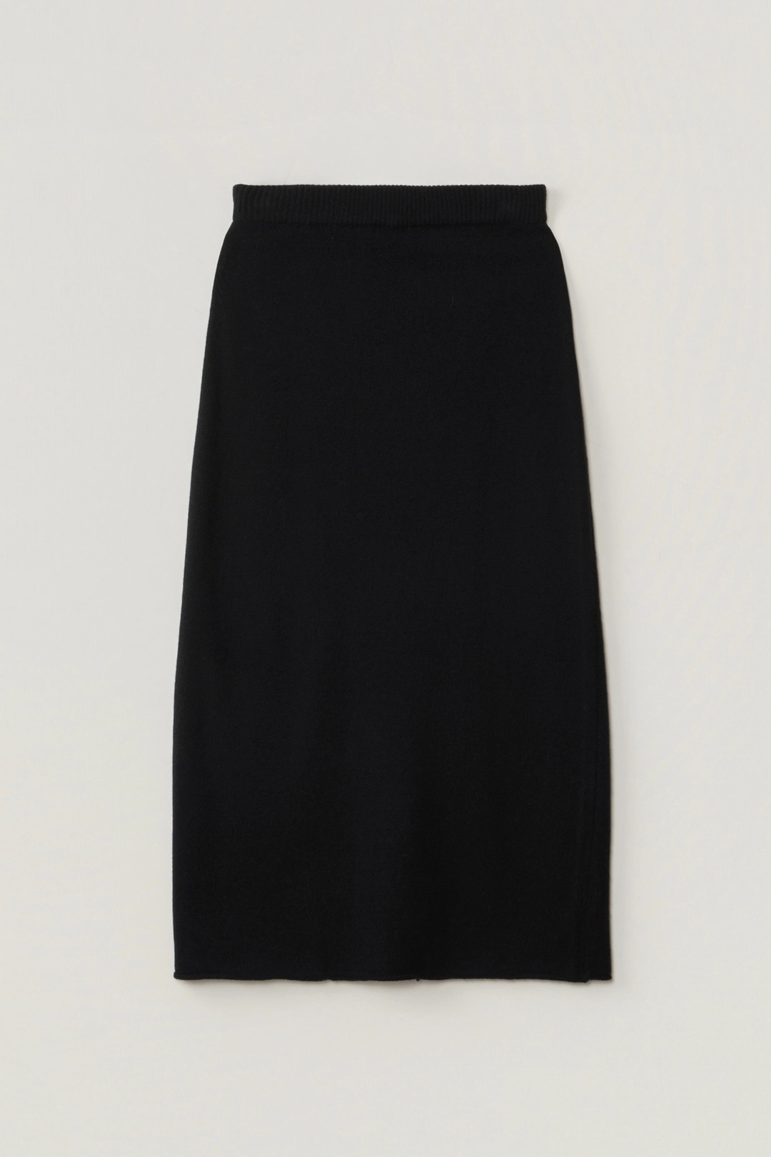 세이지먼트 HOPE CASHMERE KNIT SKIRT_BLACK 상품 이미지 1