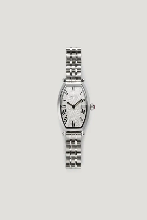 TONAL CURVED METAL WATCH_SILVER / ₩221,000 ->  ₩198,900 (10%)
