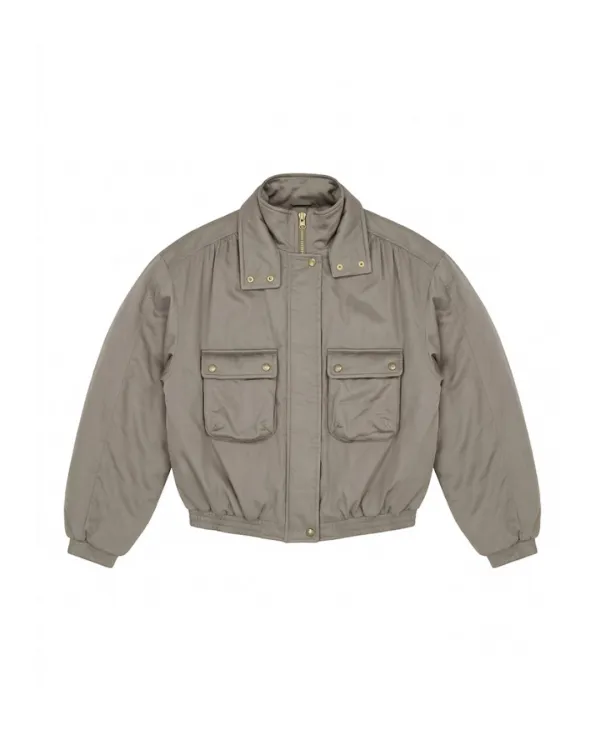 flétta Pocket Bomber Jacket_Dusty Rose