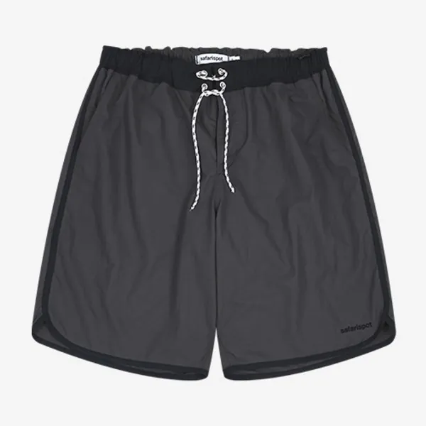 SAFARISPOT TWO TONE SWIM TRUNK (BLACK/CHARCOAL)