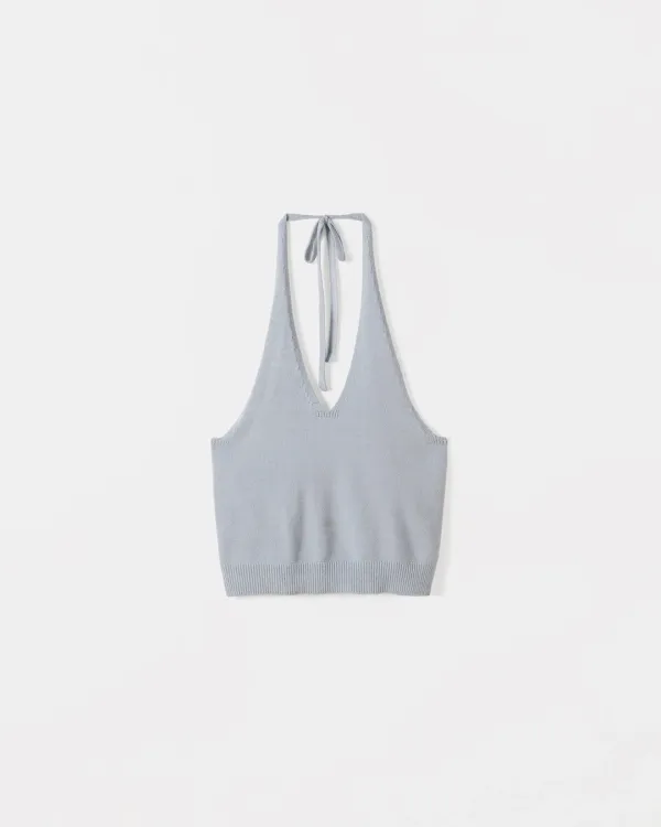 Lua Halter Neck Sleeveless Knit
