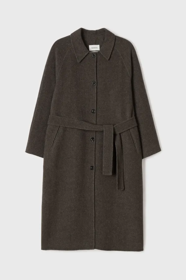 Raglan Handmade Coat (Brown) - ncssry