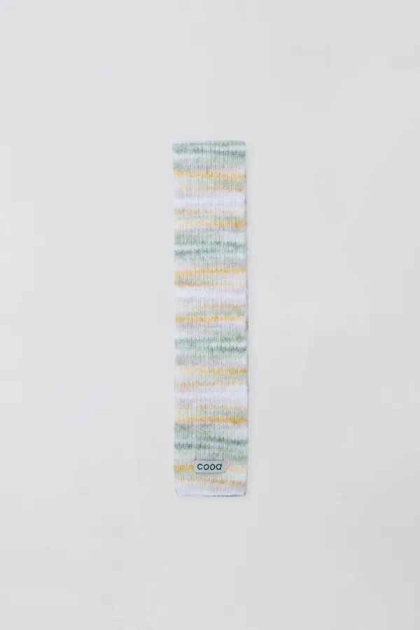 STRIPE MUFFLER_GREEN MIX