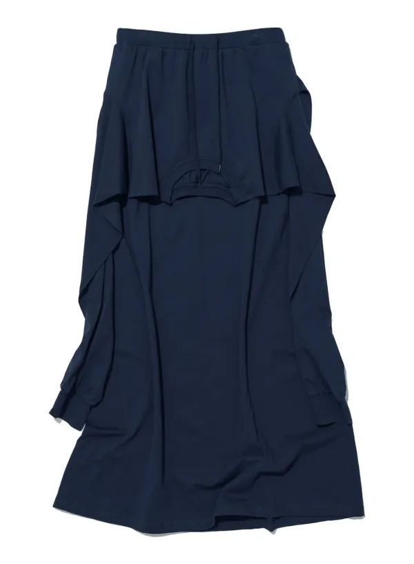 [WOMEN] DECONSTRUCTED TEE MAXI SKIRT_NAVY