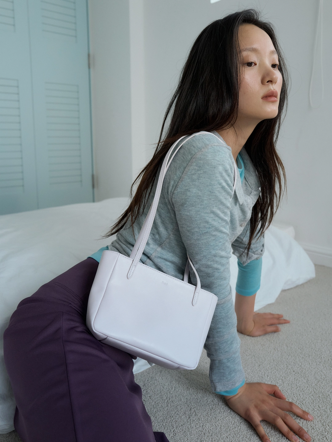 플로르 Moss Mini Shoulder Bag Lavender 상품 이미지 2