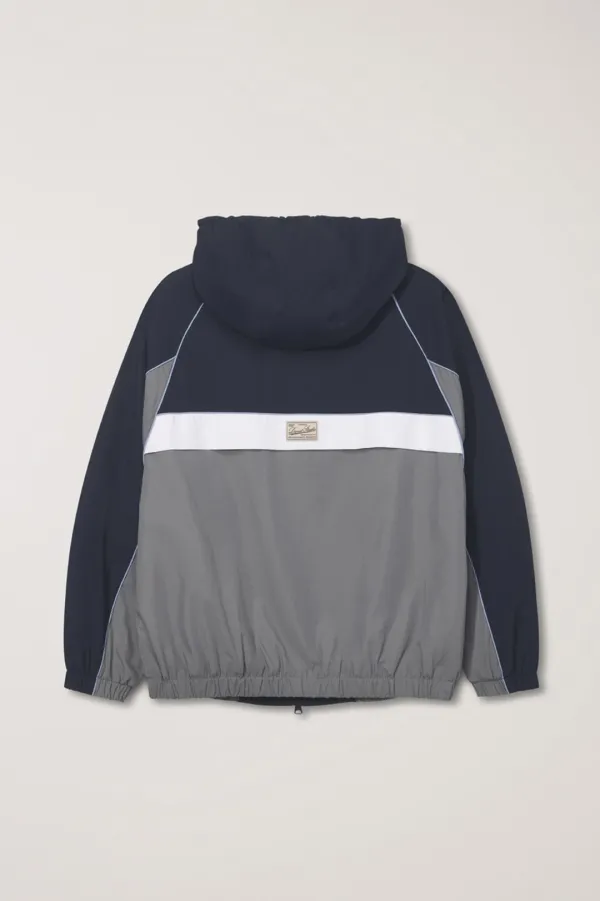 UNISEX BLOCKED WINDBREAKER NAVY_UDJU6A110N2