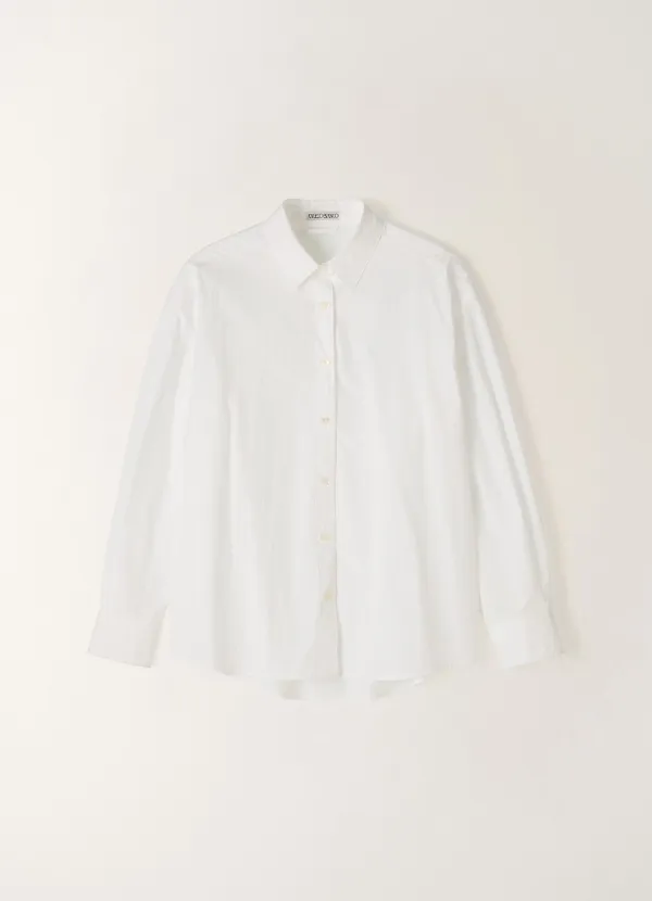 Flat Ratio Shirt, White