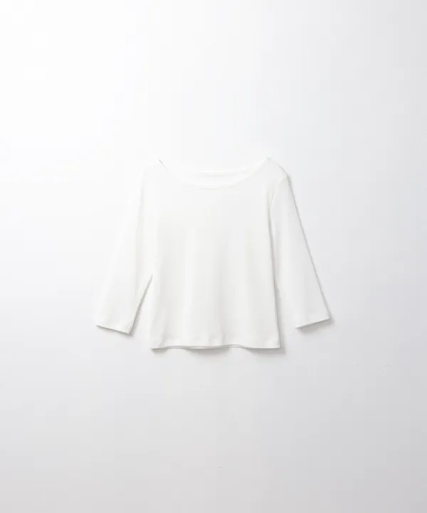 넬 보트넥 티셔츠 (ivory)